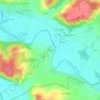 Mappa topografica Marigny, altitudine, rilievo