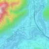 Mappa topografica Polpet, altitudine, rilievo