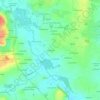 Mappa topografica La Gombais, altitudine, rilievo