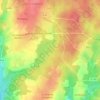 Mappa topografica Grandes Landes, altitudine, rilievo