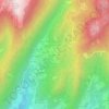 Mappa topografica Planfay-le-Haut, altitudine, rilievo