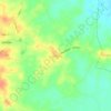 Mappa topografica La Gloria, altitudine, rilievo
