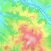 Mappa topografica Placieux, altitudine, rilievo