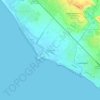 Mappa topografica Torre Flavia, altitudine, rilievo