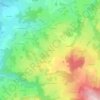 Mappa topografica Gadonneix, altitudine, rilievo
