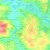Mappa topografica Trevisquin, altitudine, rilievo