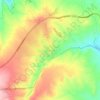 Mappa topografica Ortahisar, altitudine, rilievo