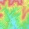 Mappa topografica Tibremont, altitudine, rilievo