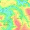 Mappa topografica 31 de Março, altitudine, rilievo