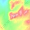 Mappa topografica Stevens Peak, altitudine, rilievo