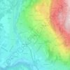 Mappa topografica Cortenaz, altitudine, rilievo