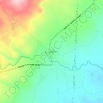 Mappa topografica Kulasihan, altitudine, rilievo