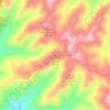 Mappa topografica Cima di Piazza, altitudine, rilievo