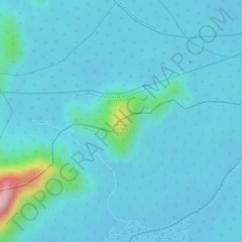 Mappa topografica Morro da Palha, altitudine, rilievo