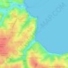 Mappa topografica Stang Eun Datte, altitudine, rilievo