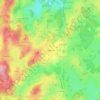 Mappa topografica La Peyrouse, altitudine, rilievo