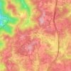 Mappa topografica Morgan Hills, altitudine, rilievo