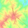 Mappa topografica Gladys, altitudine, rilievo