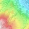 Mappa topografica La Cote, altitudine, rilievo