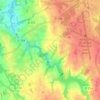Mappa topografica Le Tertre-ès-Salines, altitudine, rilievo