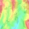 Mappa topografica Sierra Glen, altitudine, rilievo