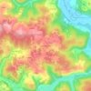 Mappa topografica Le Mas de Cause, altitudine, rilievo