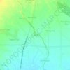 Mappa topografica Tuburan, altitudine, rilievo