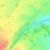 Mappa topografica La Guivière, altitudine, rilievo