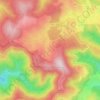 Mappa topografica Chiffre, altitudine, rilievo