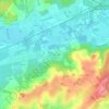 Mappa topografica La Belle Inutile, altitudine, rilievo