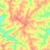 Mappa topografica Minerva, altitudine, rilievo