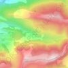Mappa topografica Les Damias, altitudine, rilievo