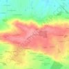 Mappa topografica La Trottière, altitudine, rilievo