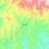 Mappa topografica 达拉土族乡, altitudine, rilievo