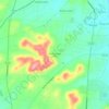 Mappa topografica Heatherwood Hills, altitudine, rilievo