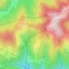 Mappa topografica Fontreyde, altitudine, rilievo