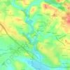 Mappa topografica Laluisso, altitudine, rilievo