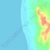 Mappa topografica Sabang, altitudine, rilievo