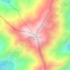 Mappa topografica Cerro Provincia, altitudine, rilievo