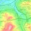 Mappa topografica Oakdale, altitudine, rilievo