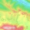 Mappa topografica 579, altitudine, rilievo
