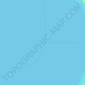 Mappa topografica Lac La Motte, altitudine, rilievo