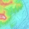 Mappa topografica Hameau des Laures, altitudine, rilievo