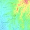Mappa topografica Pandi, altitudine, rilievo
