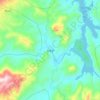 Mappa topografica 大龙乡, altitudine, rilievo