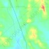 Mappa topografica Kent, altitudine, rilievo