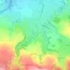 Mappa topografica Pré Maugeon, altitudine, rilievo