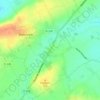 Mappa topografica Les Cinq Rues, altitudine, rilievo