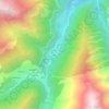 Mappa topografica Laujou, altitudine, rilievo