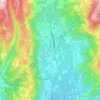 Mappa topografica Quinto, altitudine, rilievo